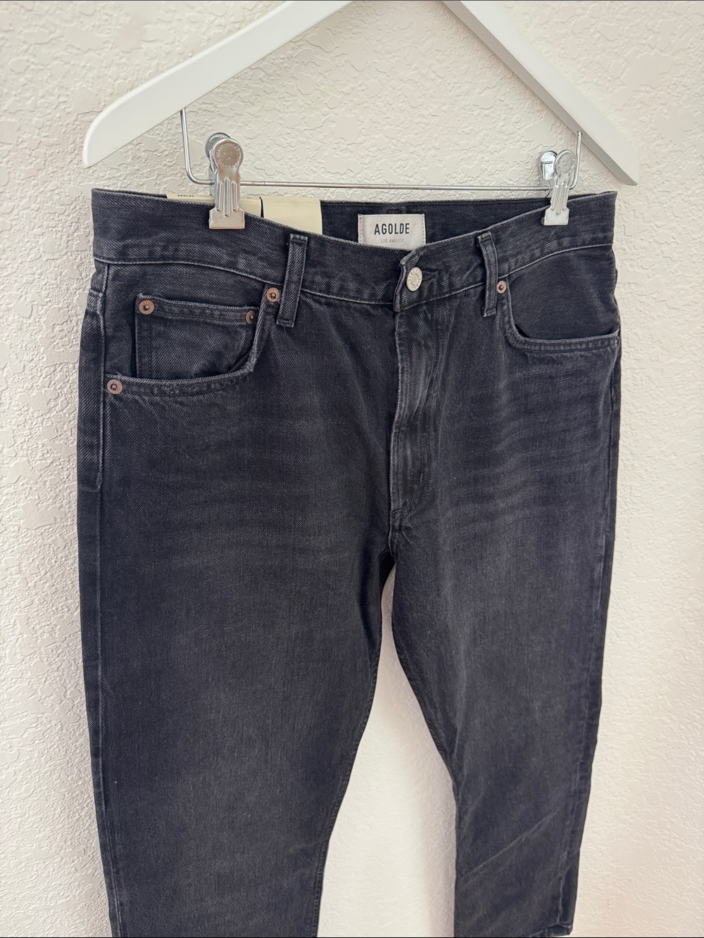Agolde Mia Mid Rise Straight Jeans - Picture 2 of 8